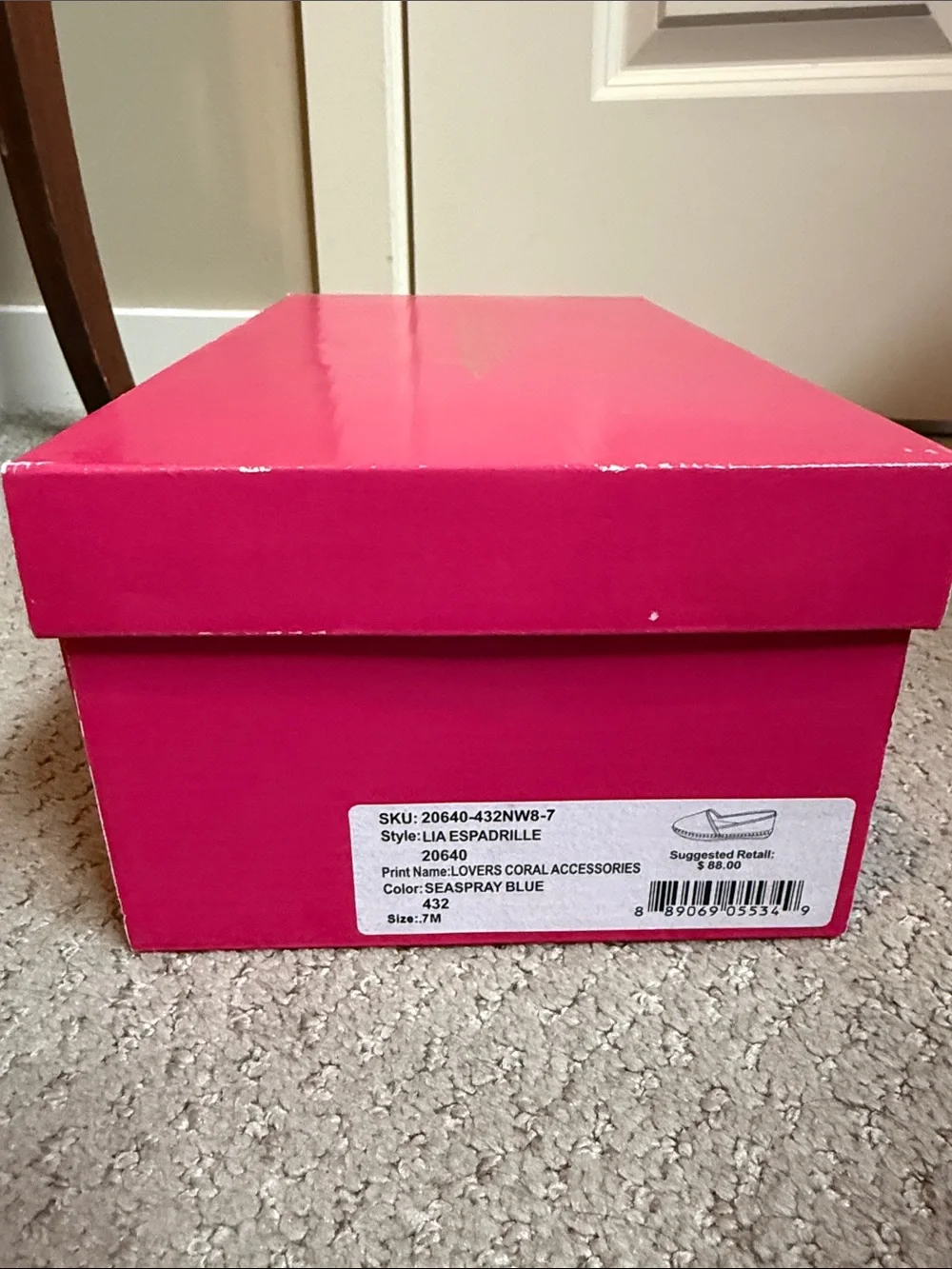 Lilly Pulitzer Green Pink Blue Floral Canvas Espadrilles